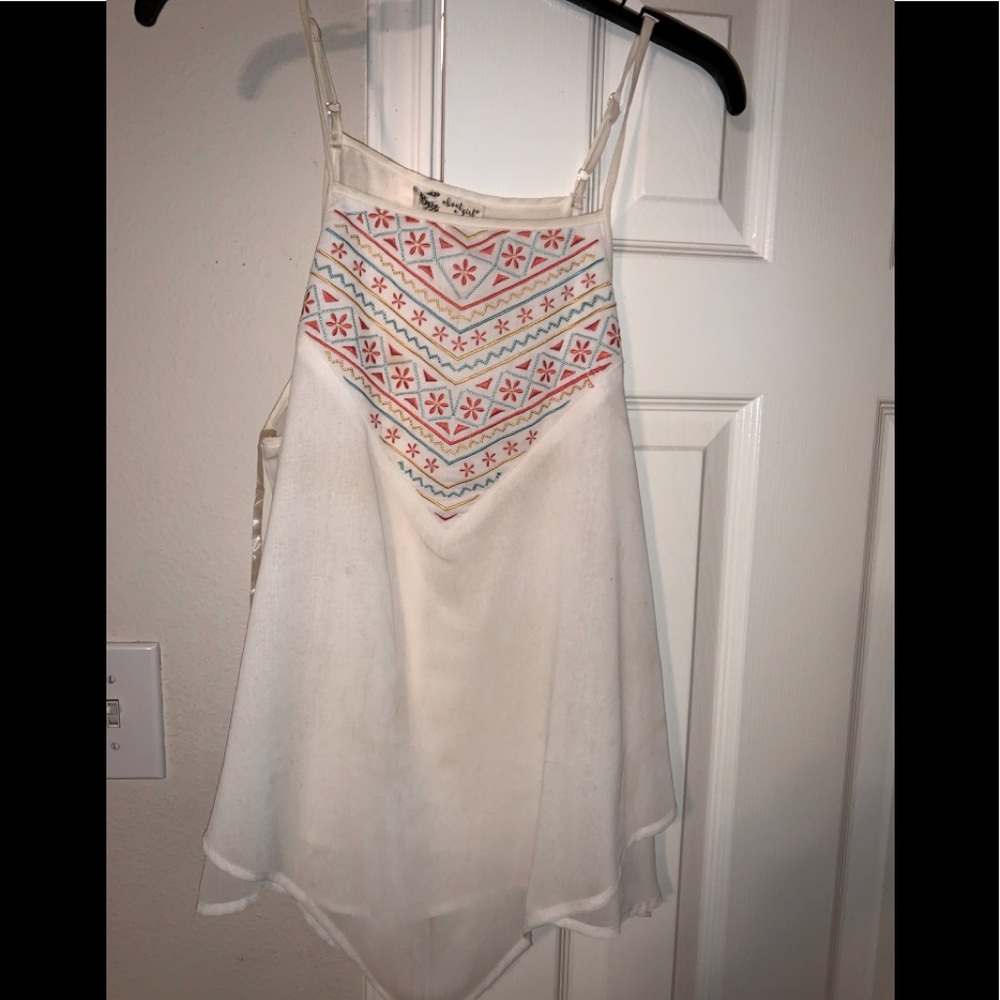 Embroidered Tank